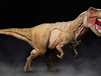 T-rex tyrannosaurus rex 3D model purchase