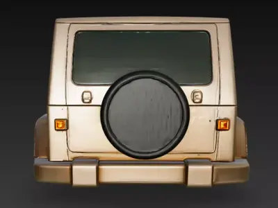 Jeep upper body 3D model V2
