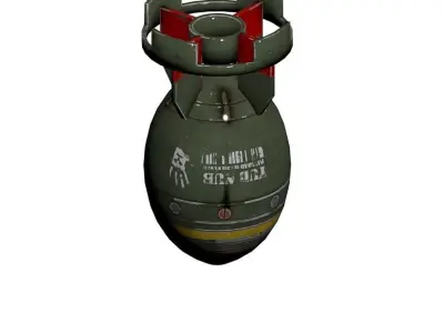 Nuclear Bomb 3D model 2