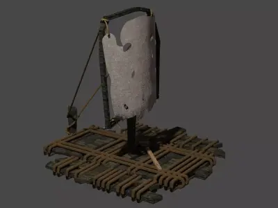 Medieval Ship V1 3D model