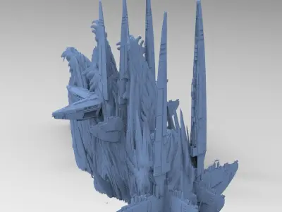 Genma Ruin 4 3D model