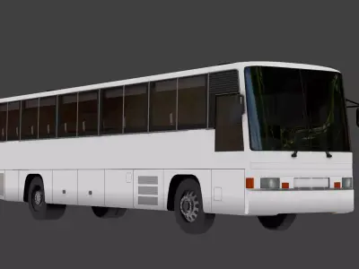 Hino Blue Ribbon P-RU638BB Bus Free 3D model