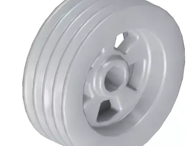 Games Pulley Toy Low-poly 3D model