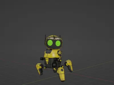3D Toy Robot  3D model