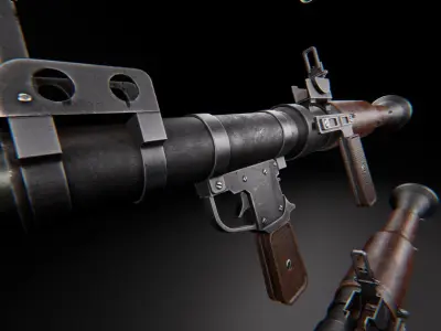 AAA RPG-7 Game Ready PBR Low-poly 3D model