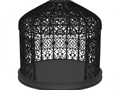 Mongolian Hollow Tent 3D Model 3D print model