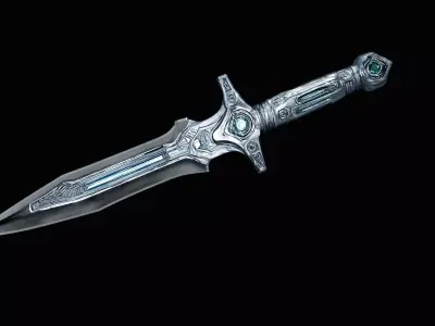 Sci-Fi Energy Dagger 3D model