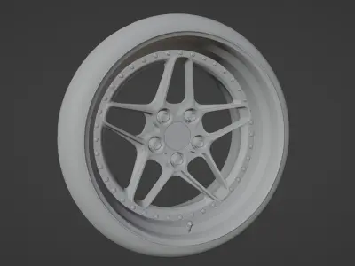 fifteen52 Bergmeister Low-poly 3D model