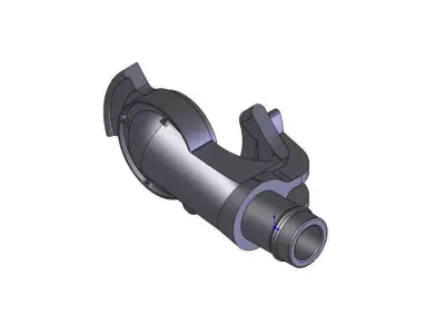 coupling pipe fitting Free 3D model