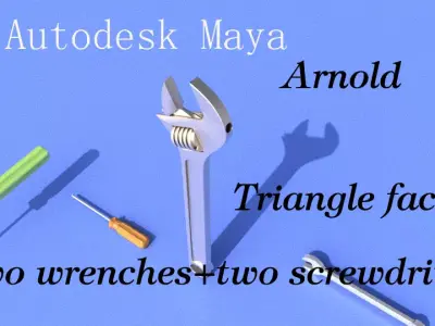 Basic tools collection 3D model