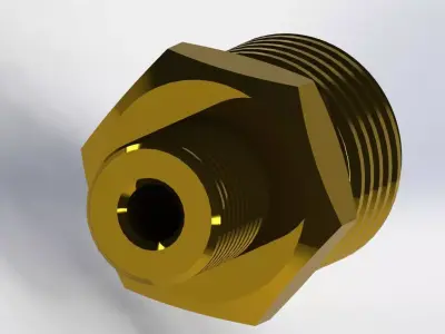  brass union 3D model