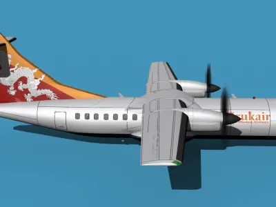 ATR-42-320 Drukair 3D model