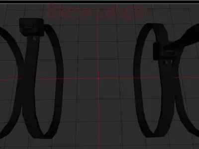 ZipTies Low-poly 3D model