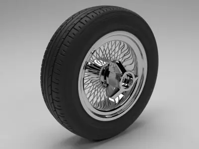 Classic Wheel T 3D model