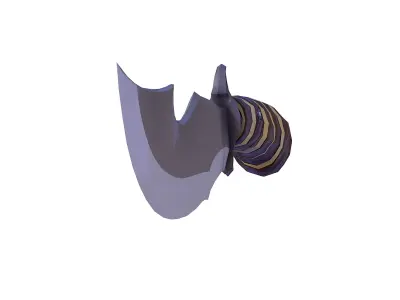 New Big Hunting Knife - LowPoly 3d Model Low-poly 3D model