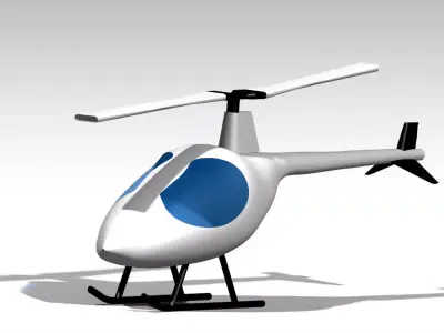 Helicopter NA 40 Bongo 3D model