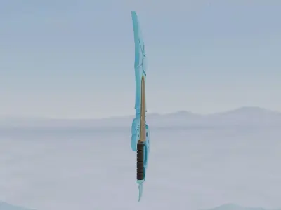 Frost Fantasy Sword 3D model