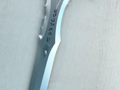 Frostmourne The sword of Arthas  3D model