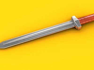 Flash Gordon Movie 1981 Ming Guard Sword  3D model