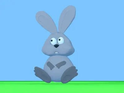 Funny bunny 3D model