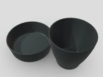 CC0 Plaster Cup Free low-poly 3D model