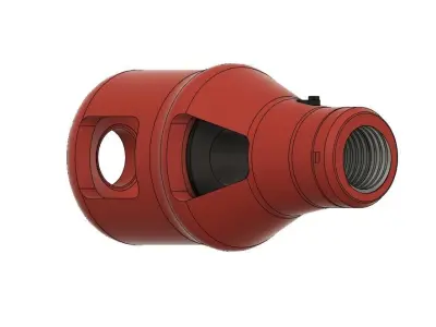 tiger 1 muzzle break   3D print model