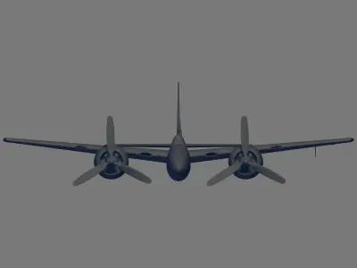F7F-3 Tigercat 3D model