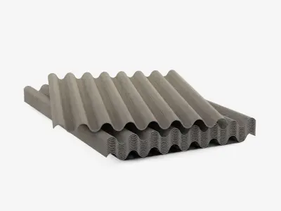 Construction Slate Low-poly 3D model