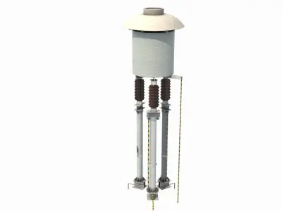 High Voltage Reactor 3 3D model