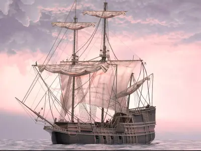 ship boat 3D model