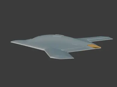 X-47b 3D print model
