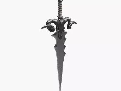 Ancient Battle Sword 3D model purchase