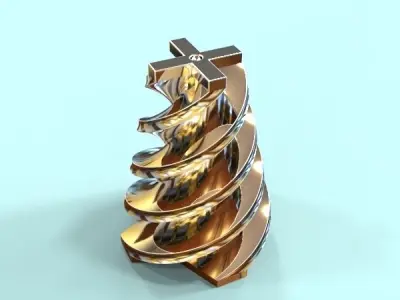 Meat Grinders Screw Free 3D model