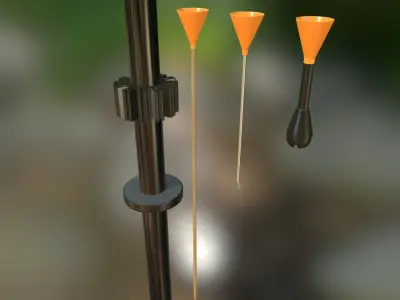 Blowgun Cold Steel Big Bore 4 Foot Low-poly 3D model