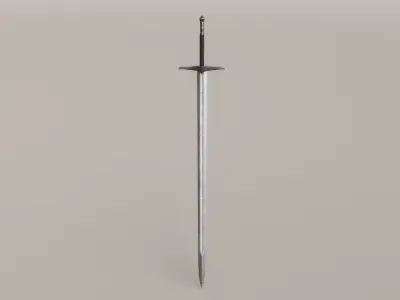 Damascus Claymore Free low-poly 3D model