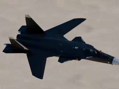 Sukhoi Su-47 3D model