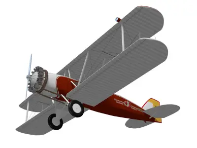 Boeing Model 40B 3D model