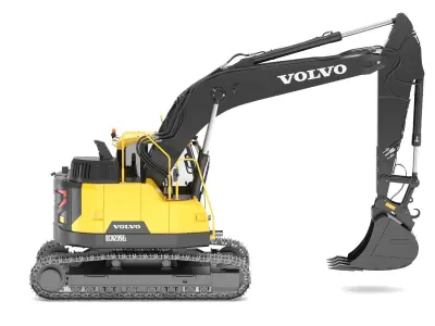 Volvo ECR 235 EL Excavator 3D model