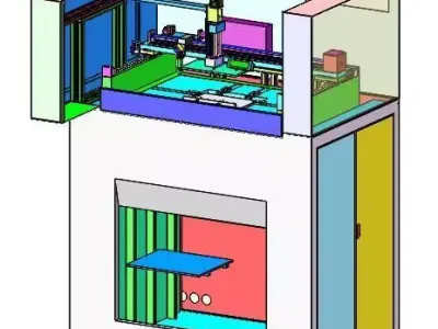 Laser Cutting Automation Equipment  3D model
