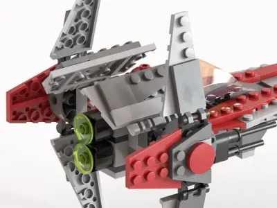 Lego V-wing Fighter 6205  3D model