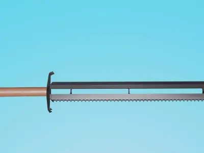 low-poly sword Low-poly 3D model buy
