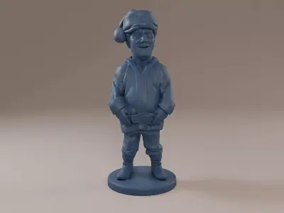 Donald Trump Santa Claus 3D print model