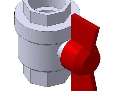Ball Valve Bugatti 302  half inch 3D model