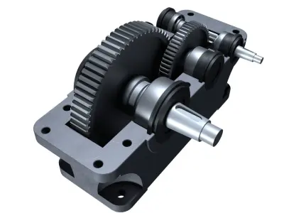Mechanical gearbox 1ts2u-160 3D model