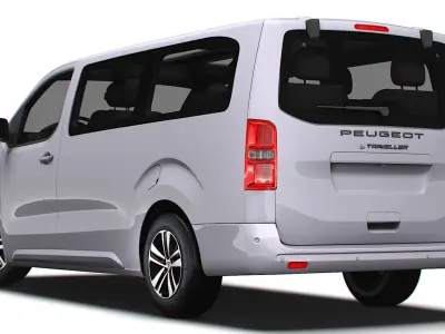 Peugeot e Traveller L3 2024 3D model
