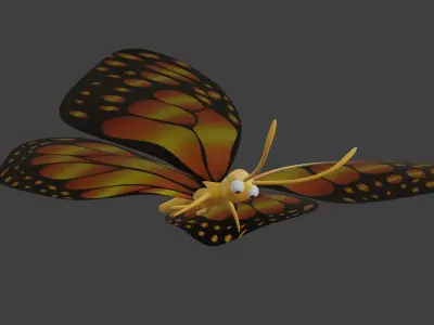 Butterfly 3D model purchase