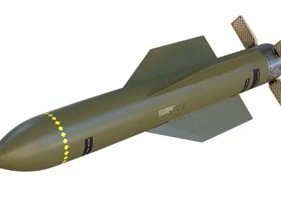 The GBU-57B MOP Massive Ordnance Penetrator  3D model