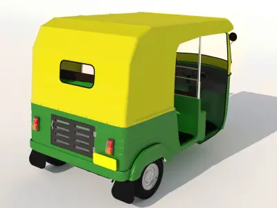 The Auto Rickshaw 3D model