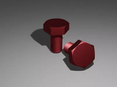 screw Free low-poly 3D model