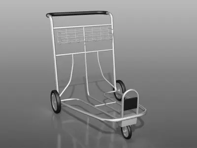 Trolley For Shopping And Carrying 3D model